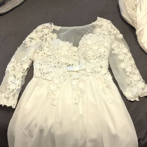 Custom Vintage-inspired Wedding dress